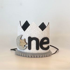 Galaxy Birthday Outfit, First Trip Around the Sun Birthday ONE crown